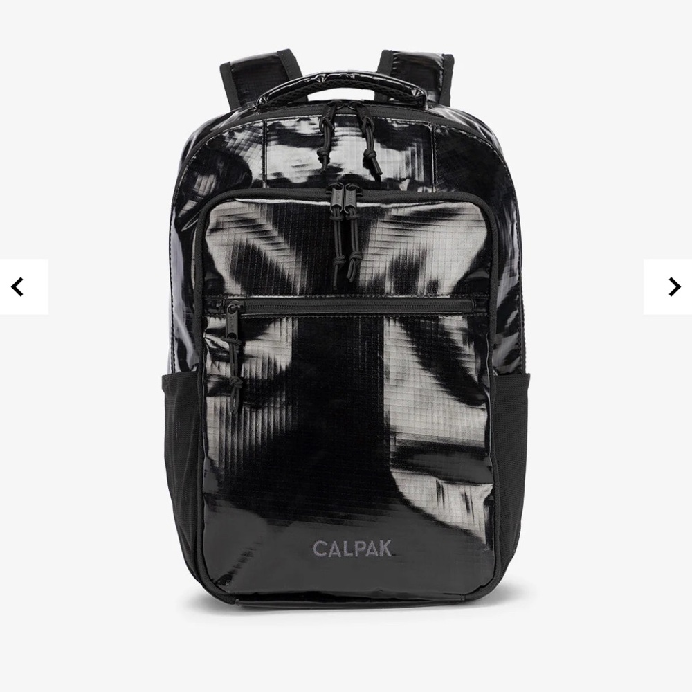 Calpak Glossy Black Men's Backpack.
Used 2X, in great condition - Picture 5 of 5